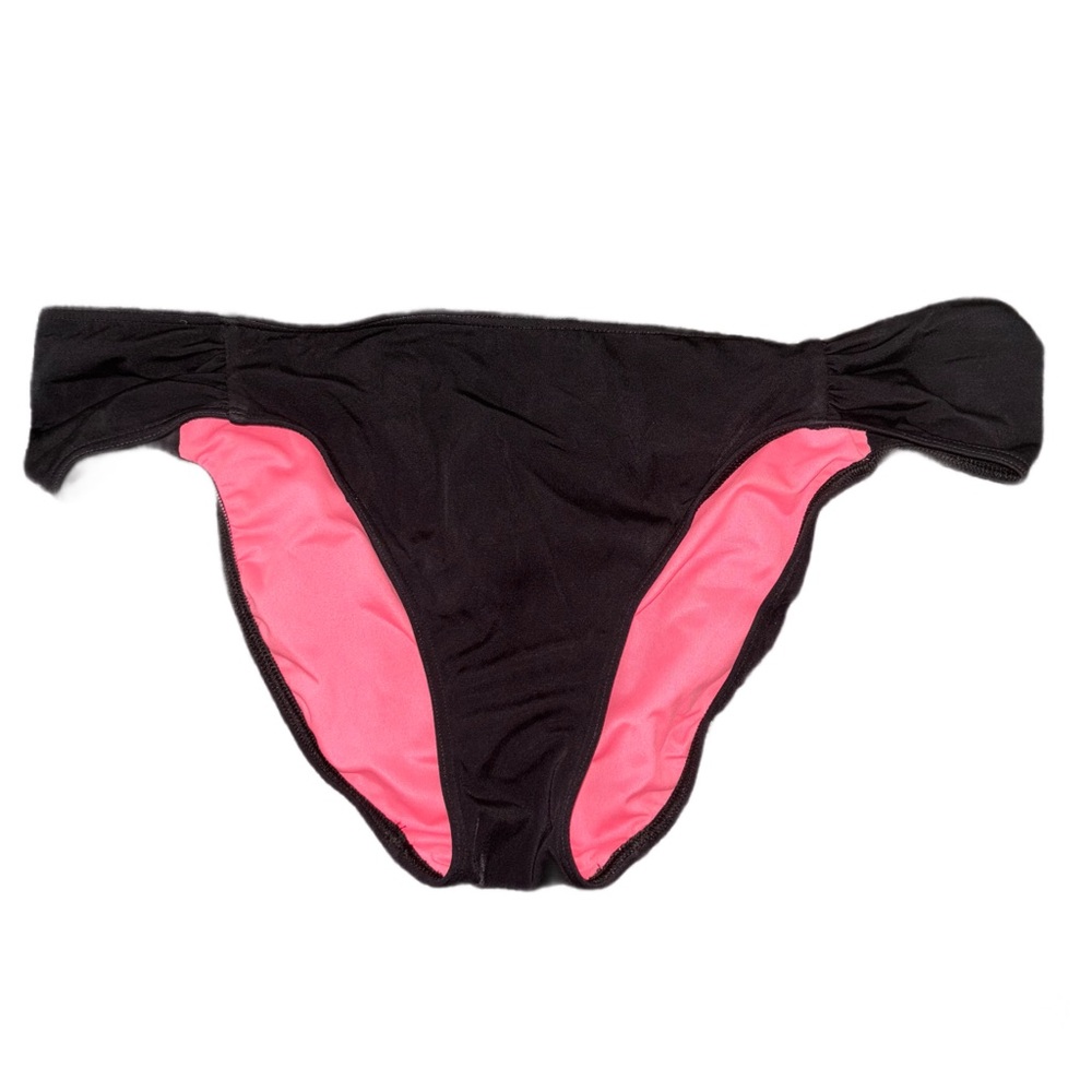 Black and Pink Women's Swim Bottom
